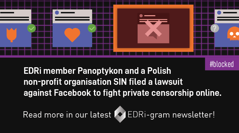 edri's tweet photo. In our latest #EDRigram newsletter:
#blocked #censorship #facebook #elections #data #turkey #2yearswithoutWiki #ToS #dataretention #zerorating #netneutrality #freedomofexpression
🚫👥🗳️💾🇹🇷🌍📜📚0⃣🚦📣
Read more: https://t.co/USdAdEGase https://t.co/2JwuI5vKnX