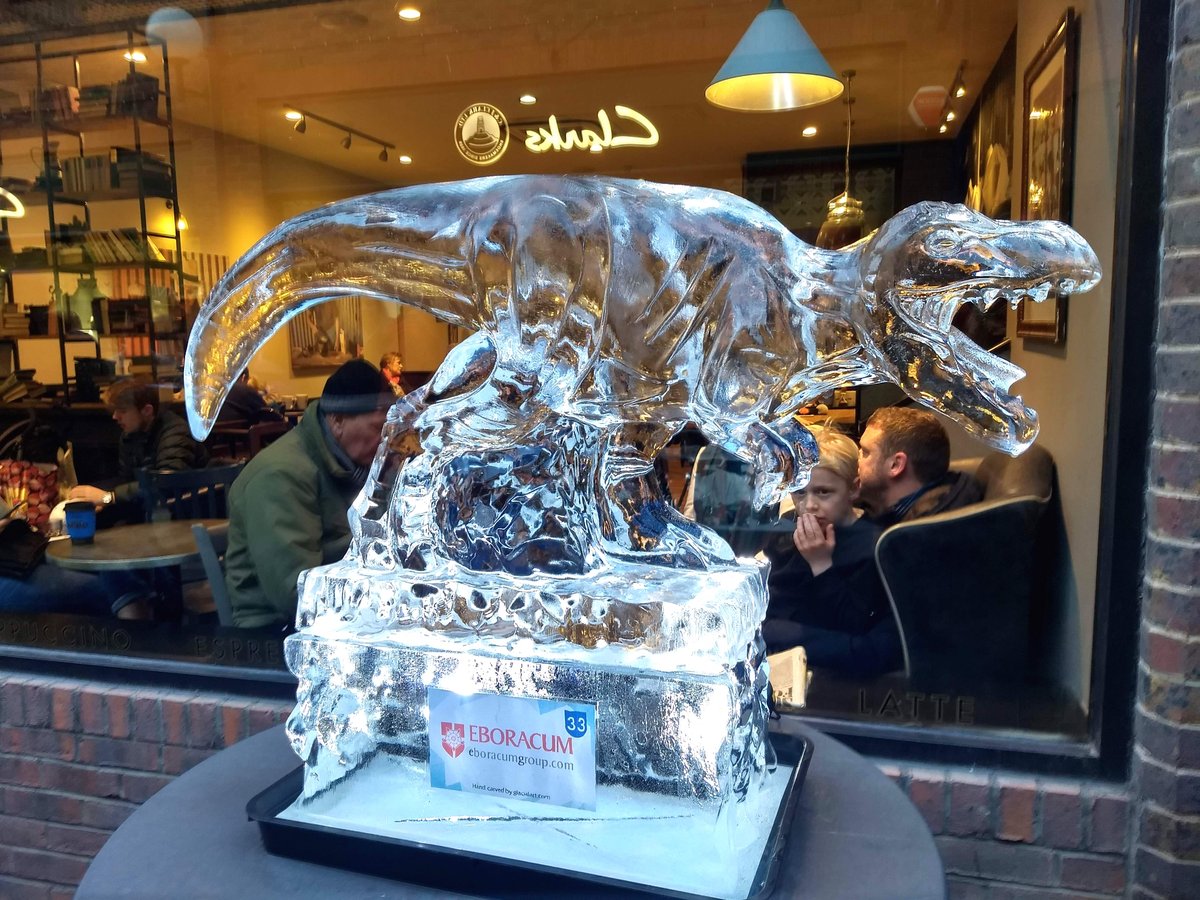 Check out our blog on this years 'York Ice Trail'. We made 50 of our best sculptures to date. Images on blog. glacialart.com/legendary-retu……/ Its also our brand new website. Check that out too if you have time, its boss. glacialart.com @MakeItYork @VisitYork @theyorkbid