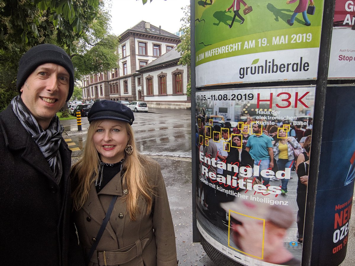 alexmayarts's tweet photo. Spotted a poster for the Entangled Realities exhibition that opens tonight at @HeK_Basel and features our #ArchaeaBot underwater robot designed for a post #ClimateChange post #Singularity world. https://t.co/7lqGbGycQ9