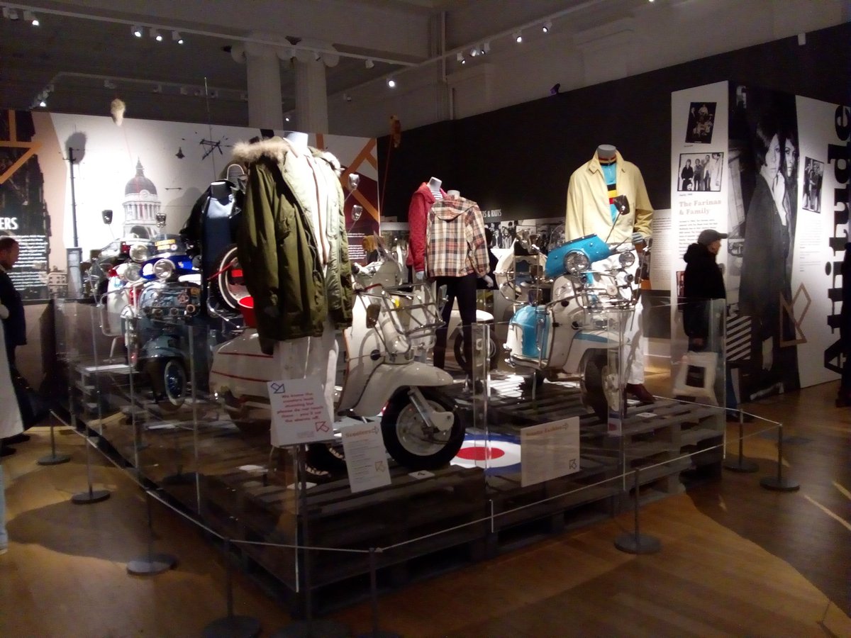 HayleyB10244137's tweet photo. I had a great time at this fantastic little exhibition @leicestermuseum today. It's looking at Leicester and Nottingham mod culture. Music, fashion and a nod to Mary Quant. Loved it. #generationmod https://t.co/5gdwukQgrW