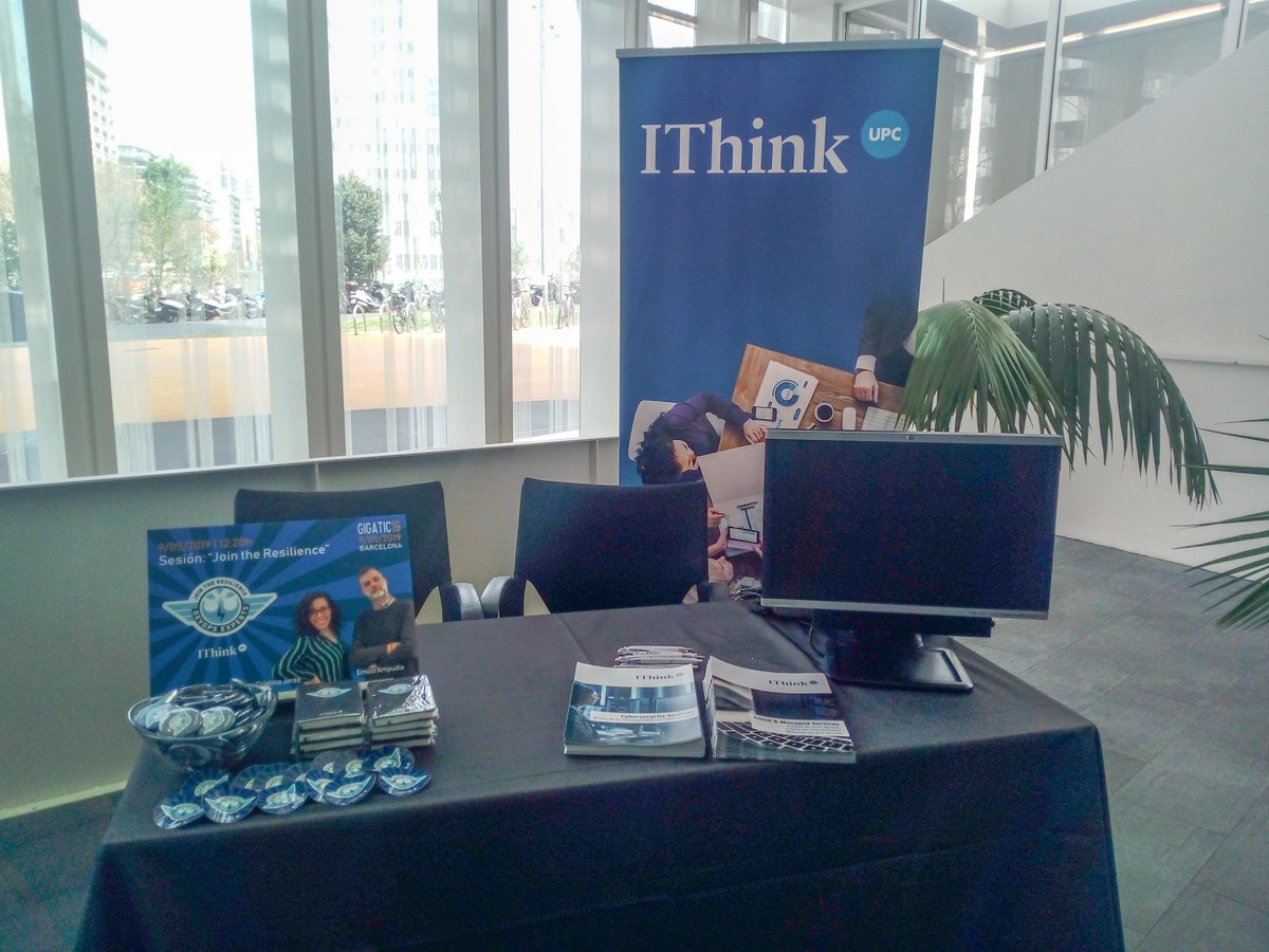 IThinkUPC's tweet image. Avui estem a la Torre Telefònica de Barcelona deixant-ho tot a punt per al congrès #gigaTIC de demà, 9 de maig. Ja falta poc!
#JoinTheResilience #DevOpsExperts #gigaTIC19