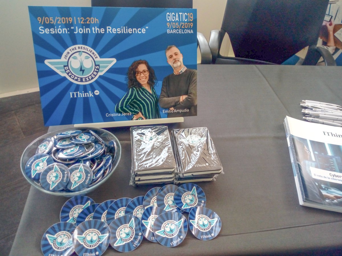 IThinkUPC's tweet image. Avui estem a la Torre Telefònica de Barcelona deixant-ho tot a punt per al congrès #gigaTIC de demà, 9 de maig. Ja falta poc!
#JoinTheResilience #DevOpsExperts #gigaTIC19