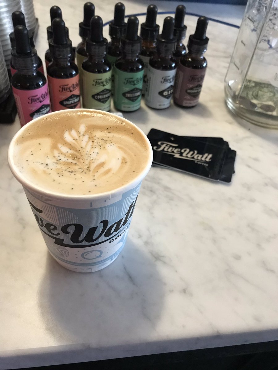 Quick coffee break at the new <a href="/fivewattcoffee/">Five Watt Coffee</a> on 34th and Lyndale with owner Caleb Garn! Wake up it’s #SmallBusinessWeek! <a href="/ExperienceSW/">Experience Southwest</a>