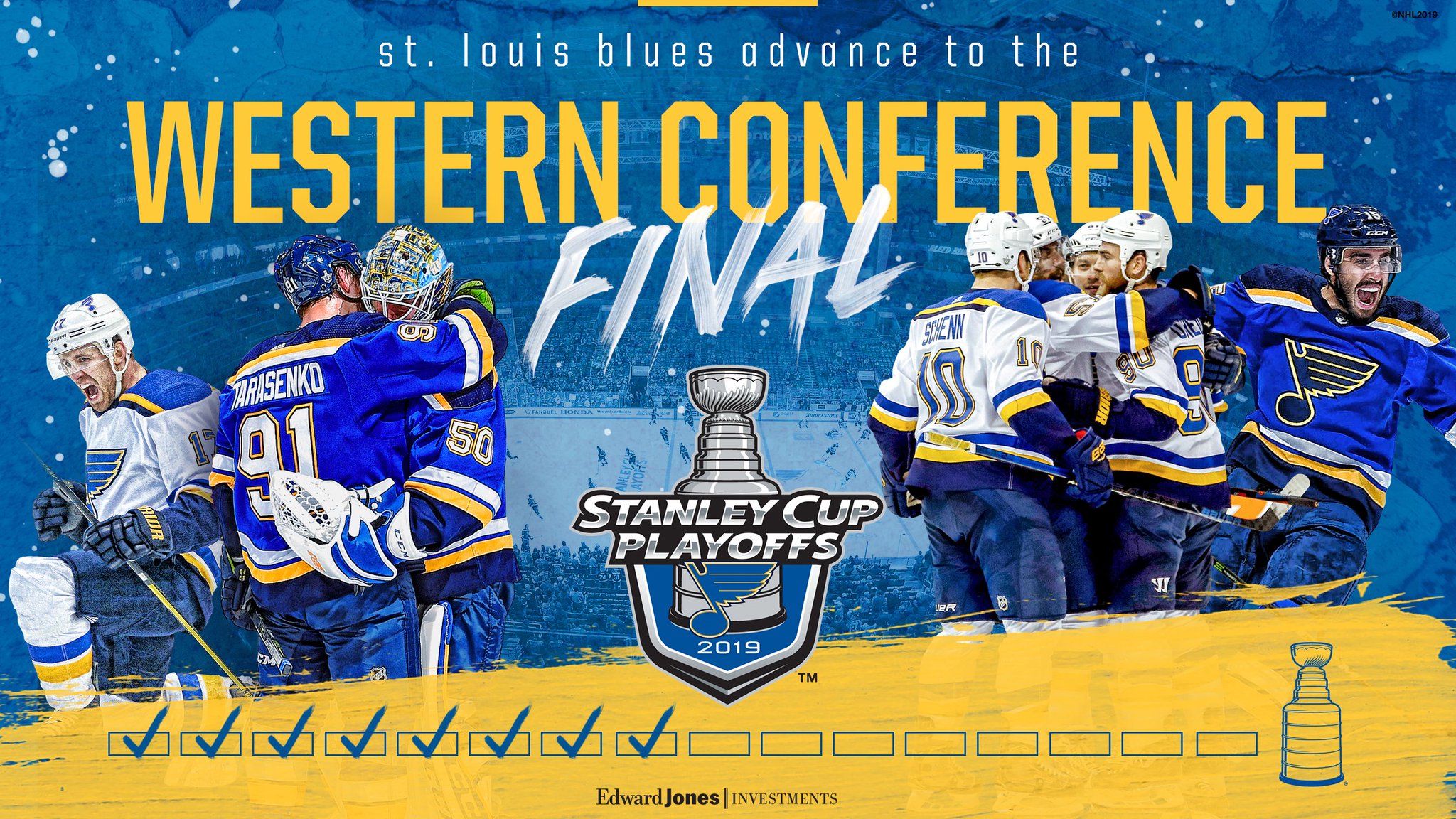 The St. Louis Blues advance to the Western Conference Semifinals