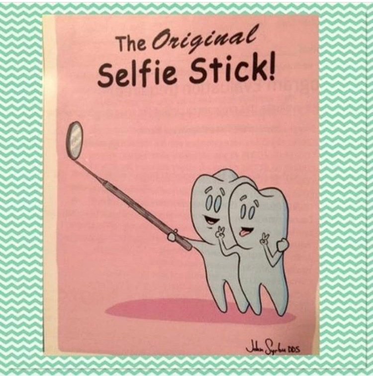 Dentists are to blame for the original selfie stick. #BeyonDentistry