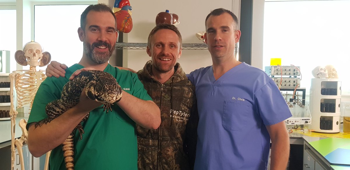 RepTylers's tweet photo. Today we teamed up with @DoctorChrisVT and @xandvt for their TVshoot. Can't wait to see Tinchy in action #Tegu #lizard #cousinTinchy https://t.co/BwYMh5WjYV