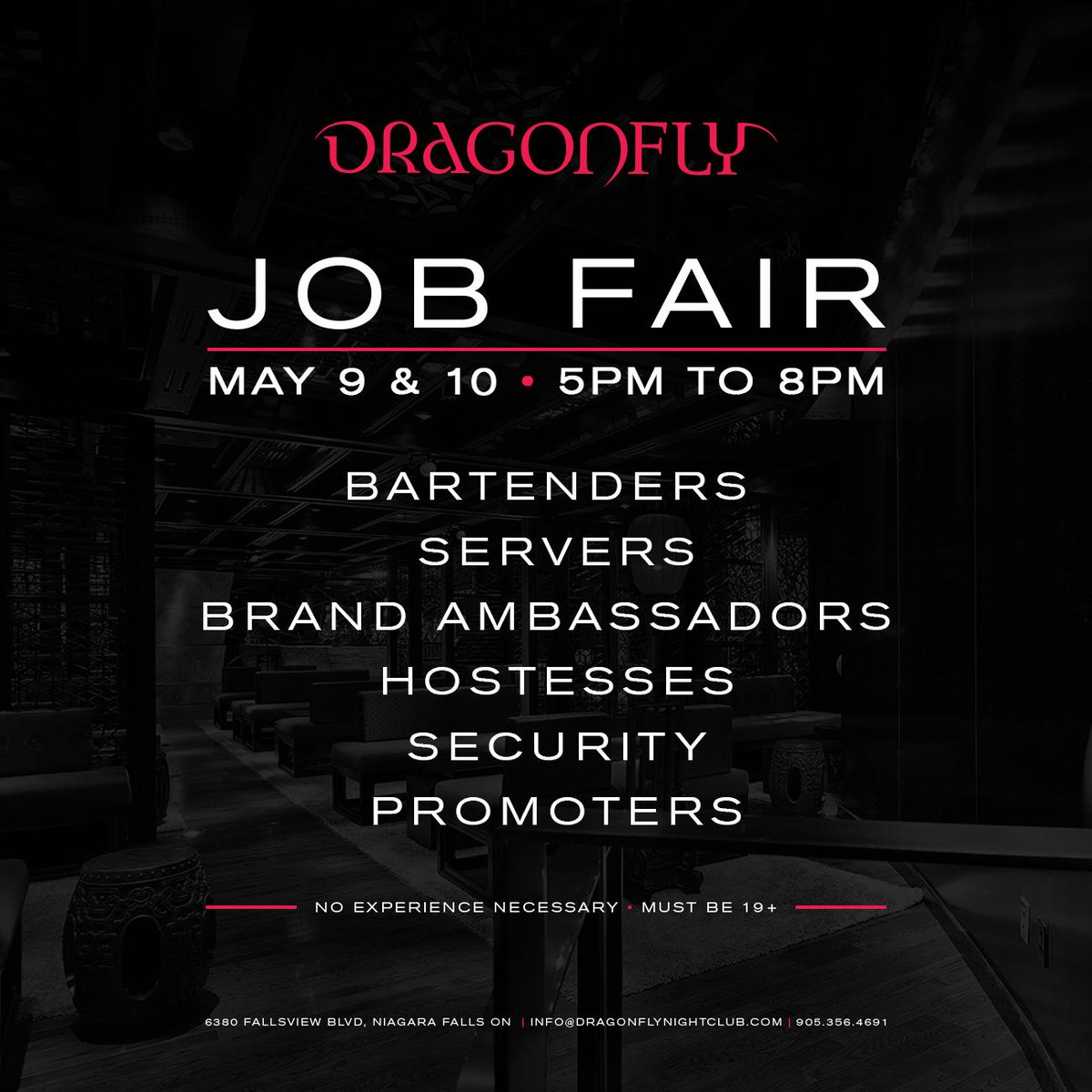 🚨 REMINDER: Our Job Fair is happening tomorrow and Friday from 5pm to 8pm. 🚨

Please have your resume and photo printed upon arrival.