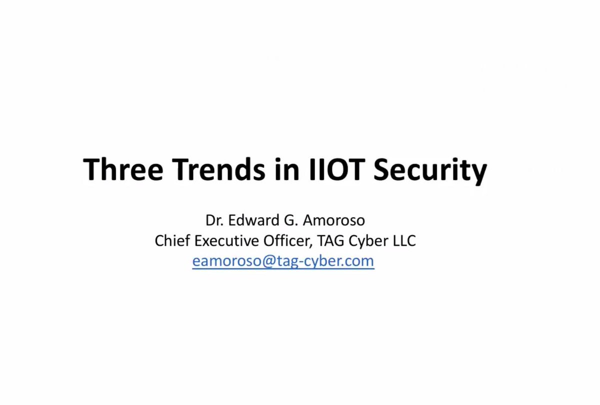 We are live now! join us until 12:30 PM EDT! iiot-world.com/securing-the-i…
Send your questions using #ICS_IIoT. Our panelists will respond to your questions in the last 15 minutes.
#ICS #security #Industry40 #IIoT #digitalTransformation <a href="/BlackRidgeTech/">BlackRidge</a> <a href="/NIglobal/">NI (now part of Emerson)</a> <a href="/fogoros/">Lucian Fogoros</a> <a href="/hashtag_cyber/">Edward Amoroso</a>