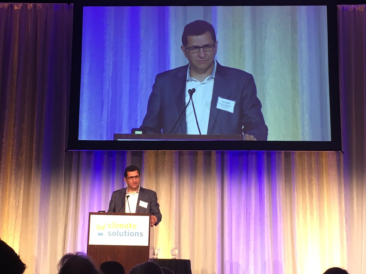 gboeckman's tweet photo. Enjoying a phenomenal @climatesolution breakfast with a room full of #ClimateChampions. Grateful that @McKinstry works hard to balance our built environment and natural environment. https://t.co/0IP541ciWD