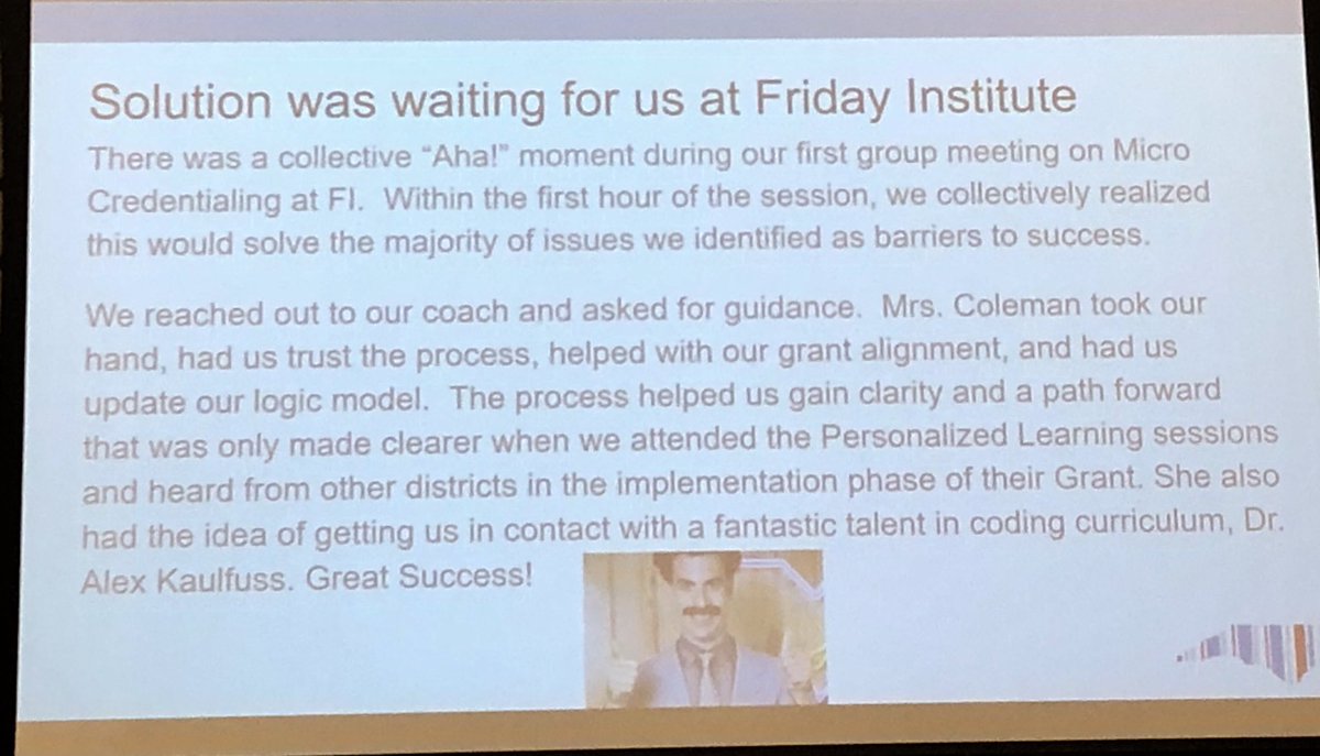 jaclynbstevens's tweet photo. Awesome shoutout to @tarheel93 and @kaulfuss in their role and support with Scotland Co schools and their #NCDLI work!! #nced #edtech #fipllc @FridayInstitute https://t.co/cFXtRgN7fT