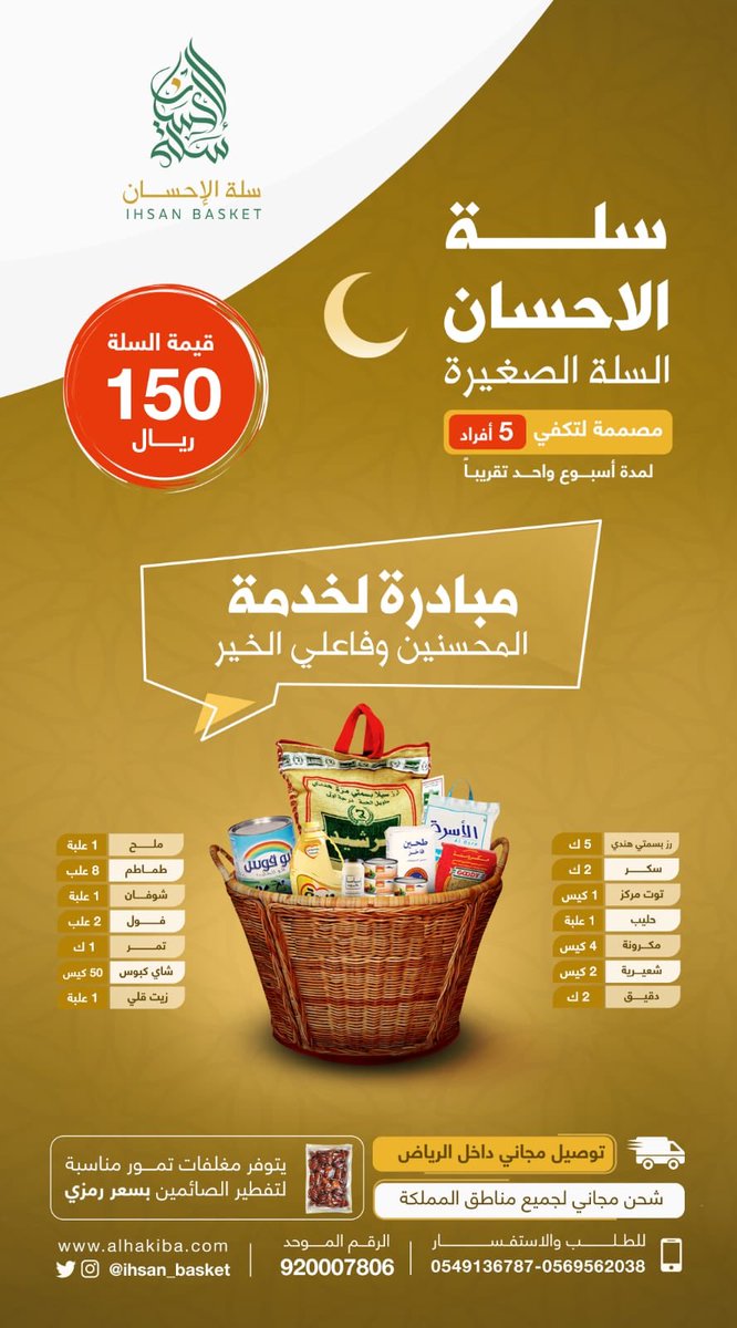 مؤسسة سلة الخيرية، مؤسسة سلة الاحسان، تويتر
