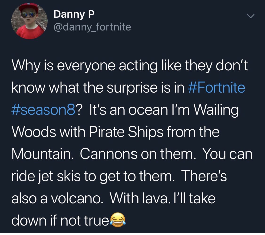 Danny P Danny Fortnite Twitter Profile And Downloader Twipu - i was pretty close guess on season 8 here s my season 9 guess neo