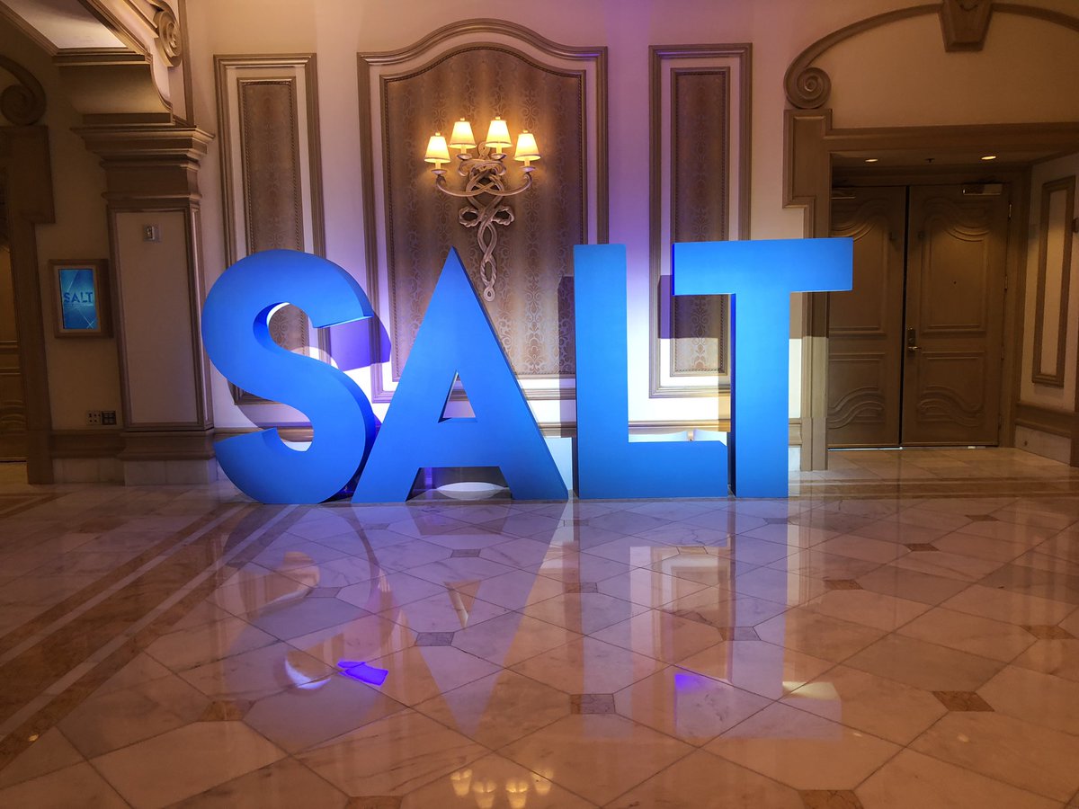 CAIACody's tweet photo. Off to the races! Day 1 of #SALT2019 is about to start! @SALTConference @CAIAAssociation #alternativeinvestments https://t.co/cGiVf3ryLs