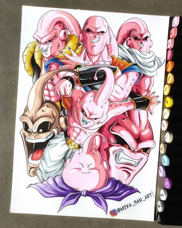 All Forms of Majin Buu in 'Dragon Ball