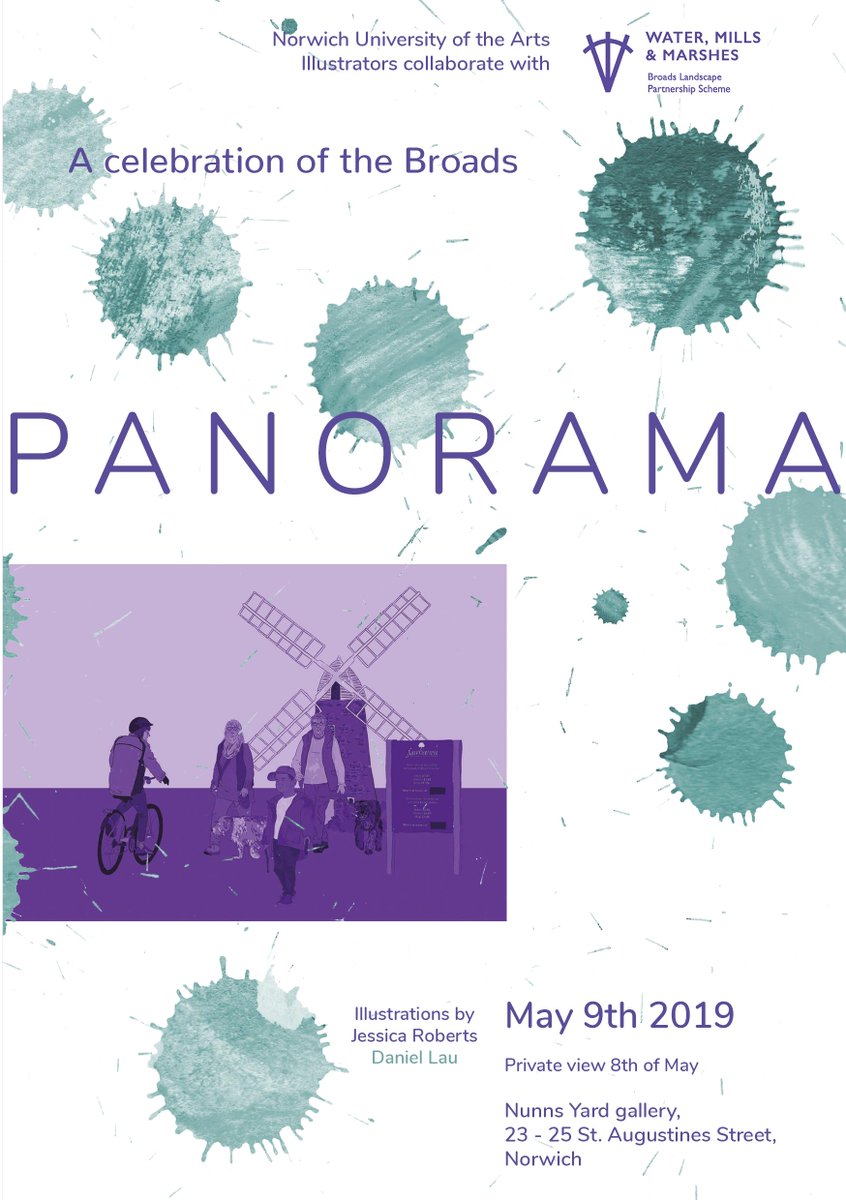 Our <a href="/NUAillustration/">NUAillustration</a> students are busy busy busy! 
Here are some of the exhibitions they'll be showing their work in over the next few days. All free - and open to the public 👏 And we are loving the posters ✨
#WeAreNUA