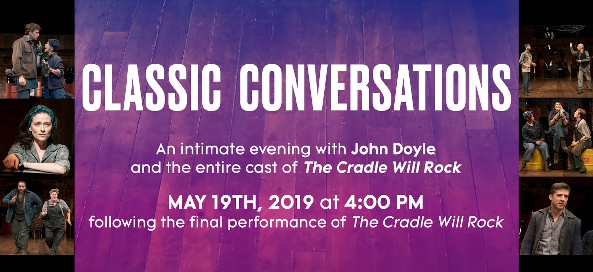 #FromOurFriends Excited for @TonyYazbeck at @54Below this summer? The final perf of @CSCTheCradleWillRock @classicstage on May 19 features post-show songs and convo with the entire cast! classicstage.org/classic-conver…