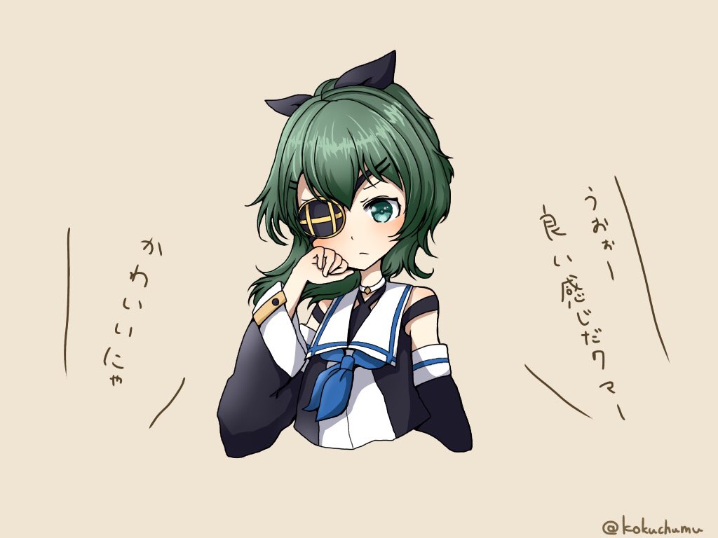 艦これ 山風コス木曾完成版 流石に1時間で完成は無理でした 艦これ かもくなぎの漫画