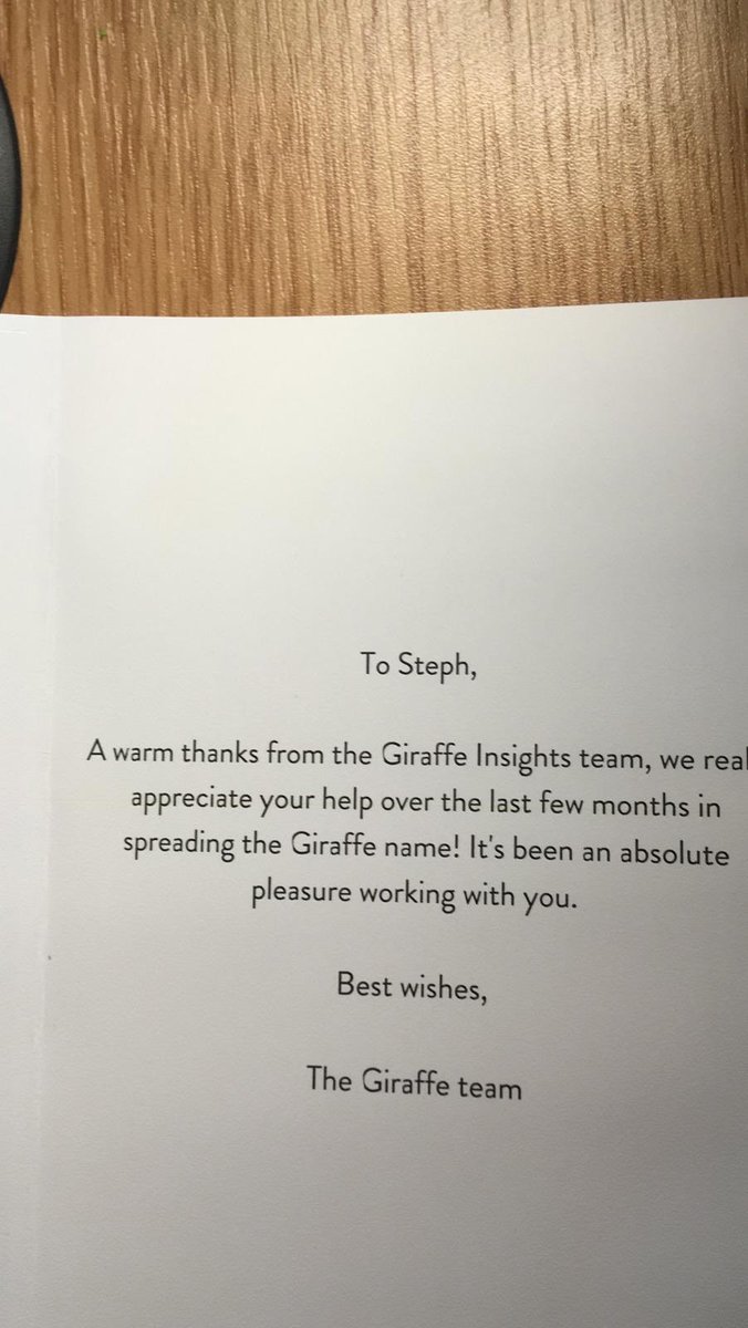SportsLeadersSD's tweet photo. Huge thanks to @GiraffeInsights for the lovely flowers received today. Brilliant working with you guys on our recent project. Can’t recommend you highly enough! https://t.co/RKtmmaexI9