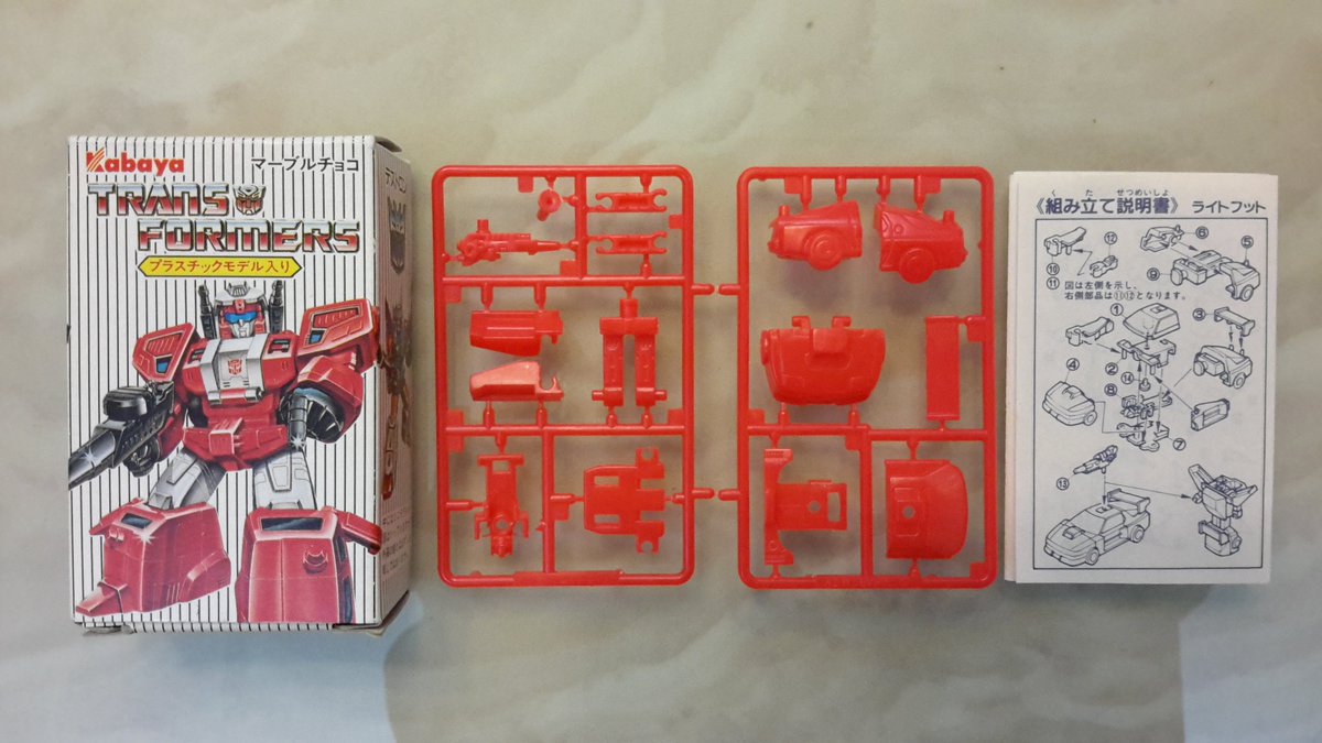 当時物100円カバヤトランスフォーマーチョコ外箱 Kabaya Transformers