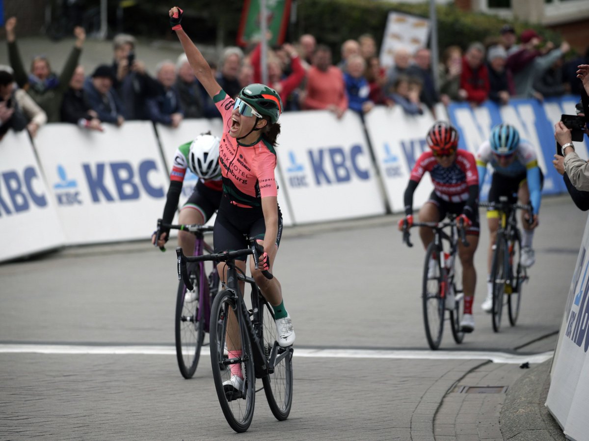 "I kept playing the final sprint in my head and I couldn't catch sleep that night. It was such a special day for me." - <a href="/SofieDeVuyst/">Sofie De Vuyst</a> 🥇🚴‍♀️ #BP19 #BPwomen #BPRaceQuotes