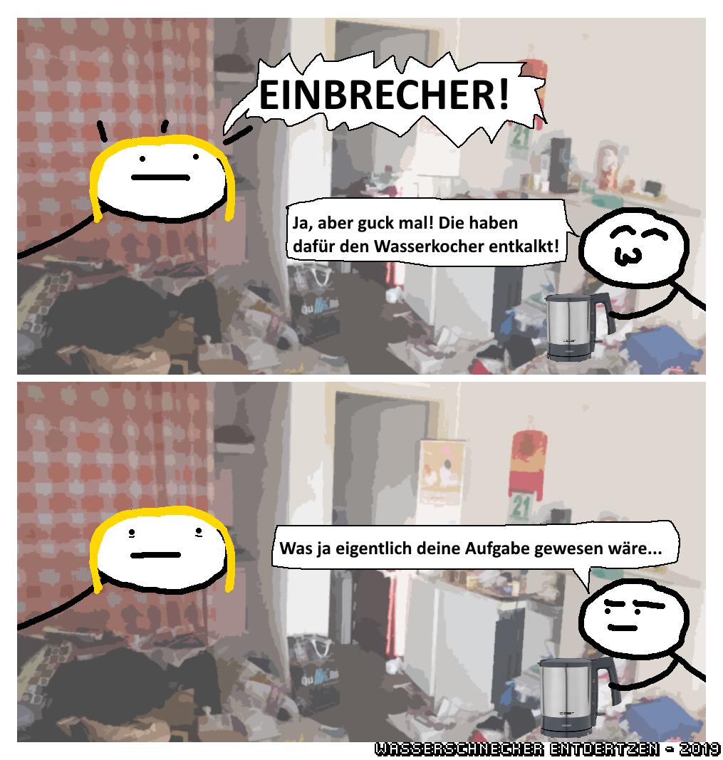 Schneckedertzchen Comic Zum Mittwoch Der Einbruch Stibitzt Von Garagenuwe