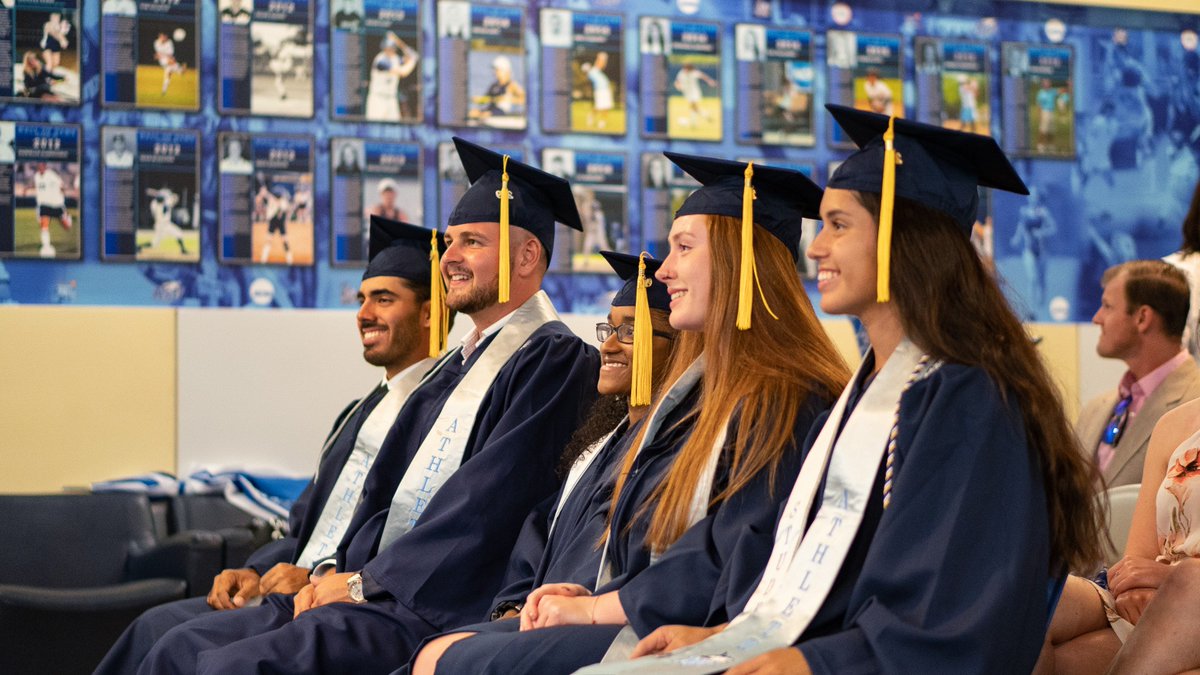 NSUSharks's tweet photo. On Monday, we took the time to celebrate our graduating senior student-athletes, presenting their Student-Athlete sashes and watching five athletes who will miss graduation walk! Check out the full album below! 

📸: https://t.co/ymgWZkaMe9

#GoNSUSharks #STUDENTAthlete https://t.co/xcmkLDQwWB