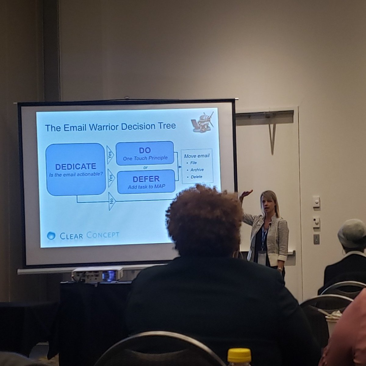 ErinCaudill's tweet photo. Learning how to manage email better this morning. #mmpc19 @SMBurton724 @MichiganMSDC https://t.co/xjNBzOcoYL