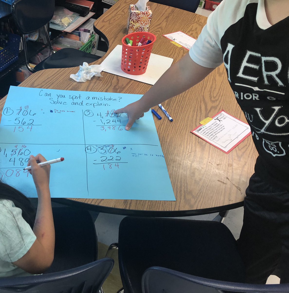 There is some great math problem solving going on in <a href="/PaulaRay74/">MrsRay</a> math class!