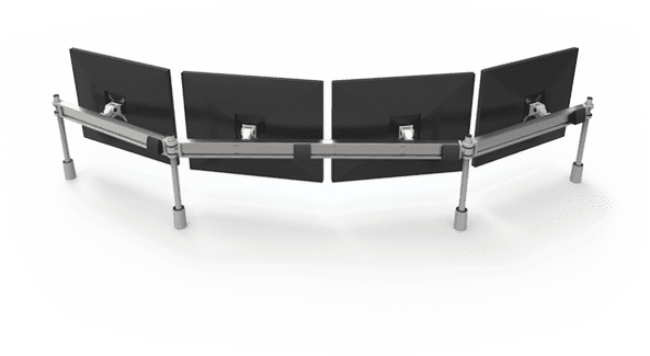 HAT_DesignWorks's tweet photo. How many monitors is too many monitors? We haven't found the limit yet. Our Bild multi-monitor mount system was designed to give you the maximum amount of screen space, configured to your needs. https://t.co/ltZcs1LgOk https://t.co/4fpOofR2PT