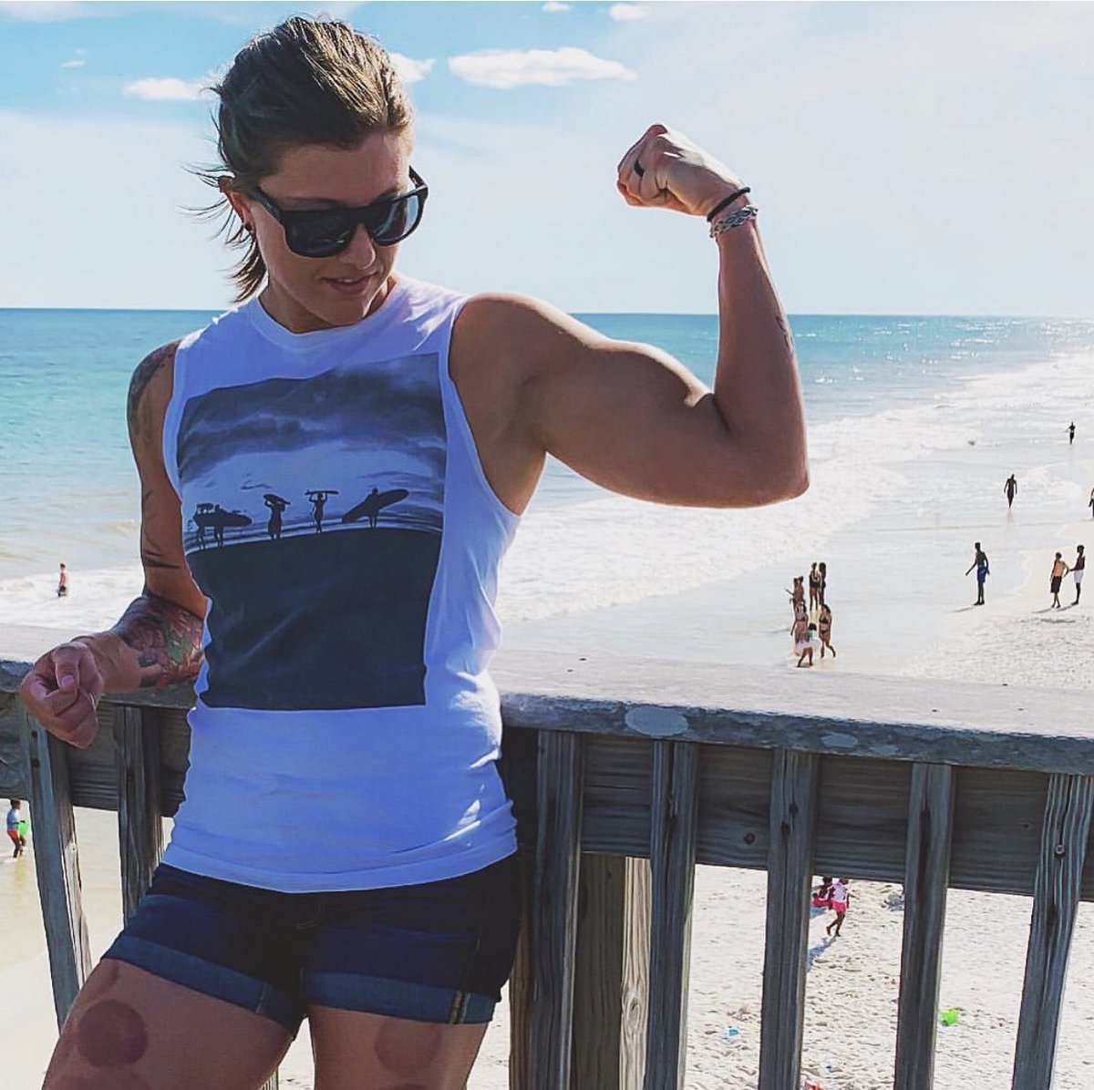 GayDayPBA1's tweet photo. Suns out guns out have a gay summer PBA #GayReminder #PrideMonthIsComing https://t.co/0SVoK78JZp