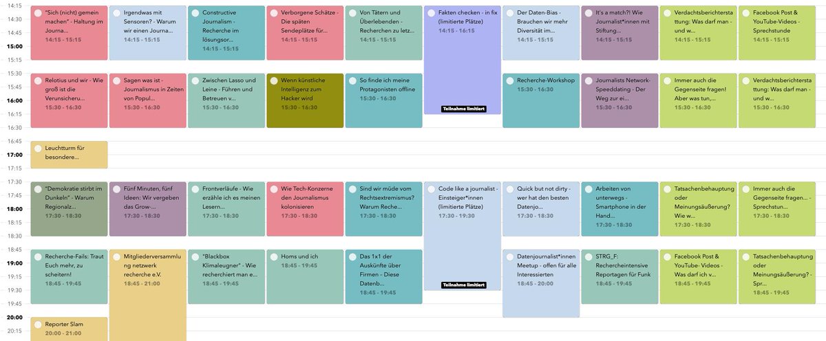 Das Abenteuer Recherche kann beginnen! Das vorläufige Programm der nr-Jahreskonferenz #nr19 ist online. Ansehen, Anmelden und Vorfreuen unter nrch.de/nr19programm 14./15. Juni, Hamburg