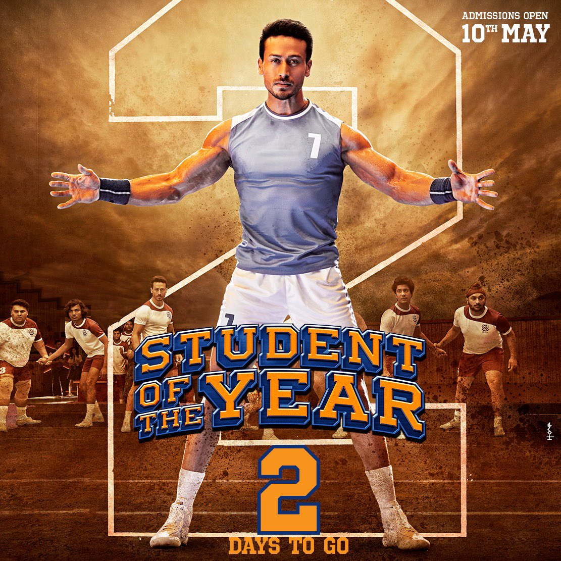 whynotR_'s tweet photo. Bringing his A-game to the field!!
#2DaysToSOTY2
@iTIGERSHROFF @SOTYOfficial @DharmaMovies @foxstarhindi @karanjohar @punitdmalhotra https://t.co/YFnnPYzo91