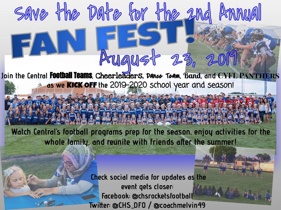 Mark your calendars now!!!  #WeAreCentral <a href="/Central301/">Central 301</a> <a href="/CoachMelvin49/">Coach Melvin</a> <a href="/CMS301/">Central Middle School</a> @PKMSPrincipal <a href="/AthleticsRocket/">CHS Rocket Athletics</a> <a href="/301Lions/">Lily Lake Lions</a> <a href="/301CTGS/">Country Trails Elementary School</a> <a href="/301PVGS/">Prairie View Grade School-301</a> <a href="/301PrinHBT/">301PrinHBT</a> <a href="/301curriculum/">301curriculum</a>