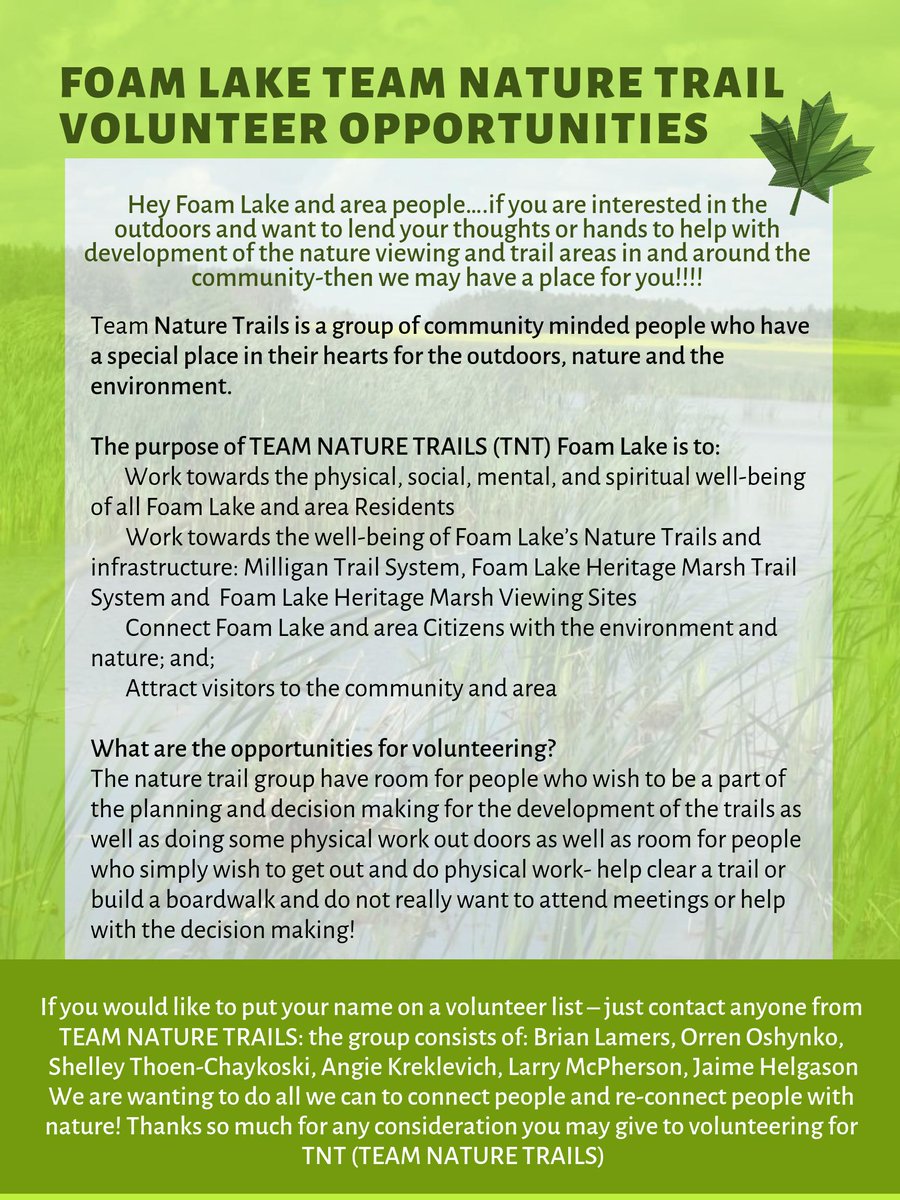 Foam Lake Rec tweet media