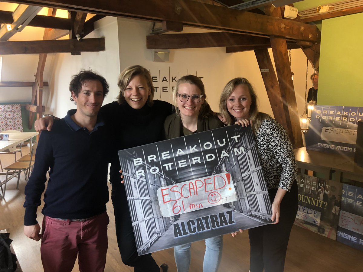 hesterlingsma's tweet photo. Social event of Erasmus Initiative ‘Smarter Choices for Better Health’ #scbh For multidisciplinary team of psychologists, MDs, economists, epidemiologists, econometricians, sociologists...disappointing performance in escape room 🤨 @ESHPM_EUR @erasmusuni @ErasmusMC https://t.co/313tu5KQQm