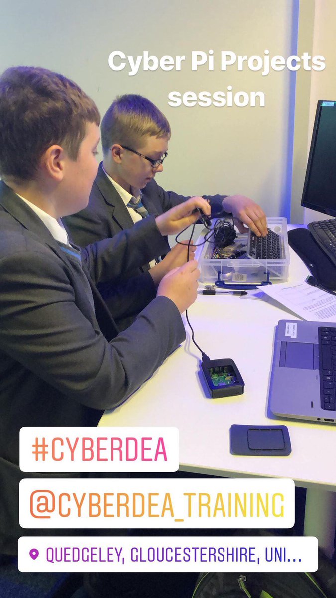 cyberdeas's tweet photo. Another fantastic @cyberpiprojects Workshop with @TheDeanAcademy. Your students are enthusiastic, engaged and eager to learn! @NCSC #CyberSchoolsHub https://t.co/gG7Tmz6lo9
