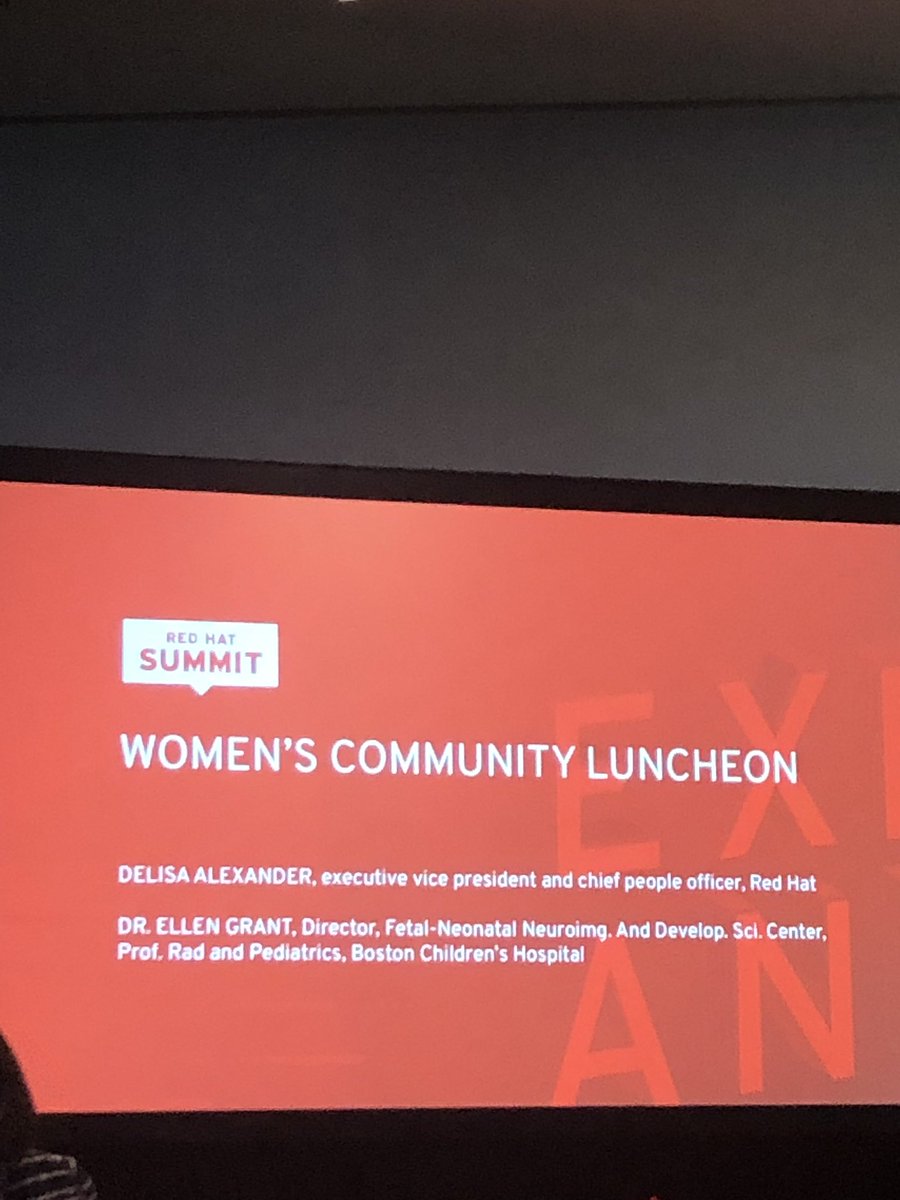 yadiravega's tweet photo. Women on IT #RedhatSummit2019 #Boston #IamMomIT https://t.co/9OVPO3D01t