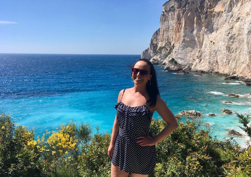 Took a coastal walk to the most beautiful beach I’ve ever been to, Erimitis Beach. Just a short walk from our villa and just look at those views - and all to ourselves 😊 <a href="/GIC_Villas/">The Villa Collection</a>