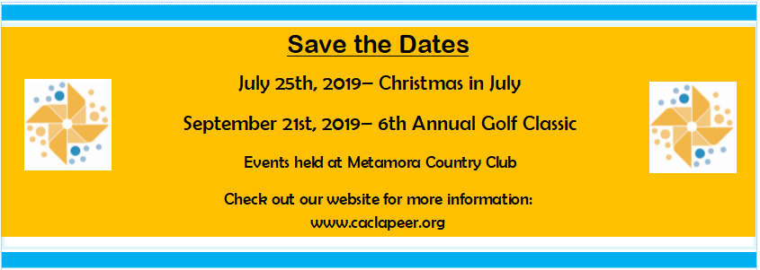 Mark your calendars for these upcoming events, you won't want to miss them!