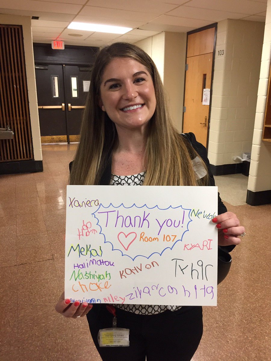 ChamberPHL's tweet photo. We love it when students make thank you cards for our storytellers. Thank you Longstreth School for making @DayZim's Zokie Kracun, Tyler Berryman, Sara DePolo, and Kira Caloiaro feel welcome and appreciated. #ReadPHL https://t.co/jLS5to2R77