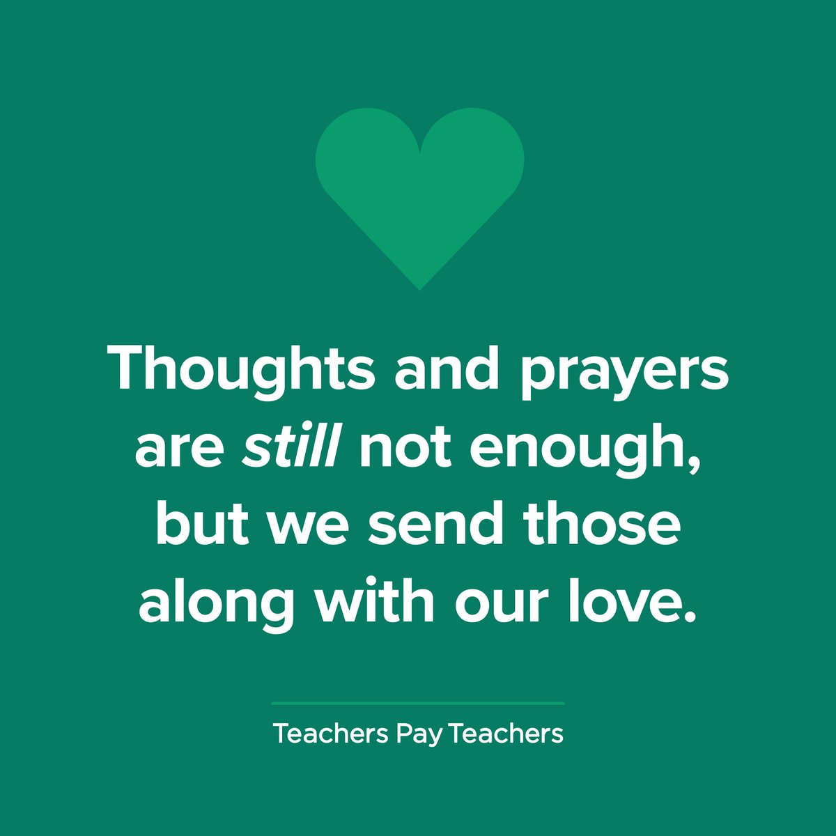 To everyone at STEM School Highlands Ranch in Denver,
to every student and their families,
to every educator,
to everyone in our community:
Our hearts go out to you. 💚 

This violence is heartbreaking and horrifying.
Something must change.