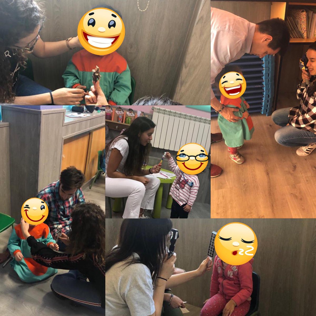 COI_Optometria's tweet photo. Hoy os traemos a los alumnos del #MasterCOI haciendo revisiones visuales en guarderías 👶👶👁👁 https://t.co/N4E7vOYEFj