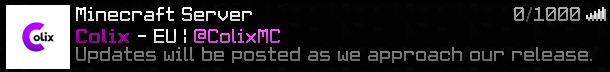 ColixMC's tweet photo. Join our Discord for sneak peaks and updates: https://t.co/lfbTy3CXhG

🔄+❤️ https://t.co/YnSXvub5p7