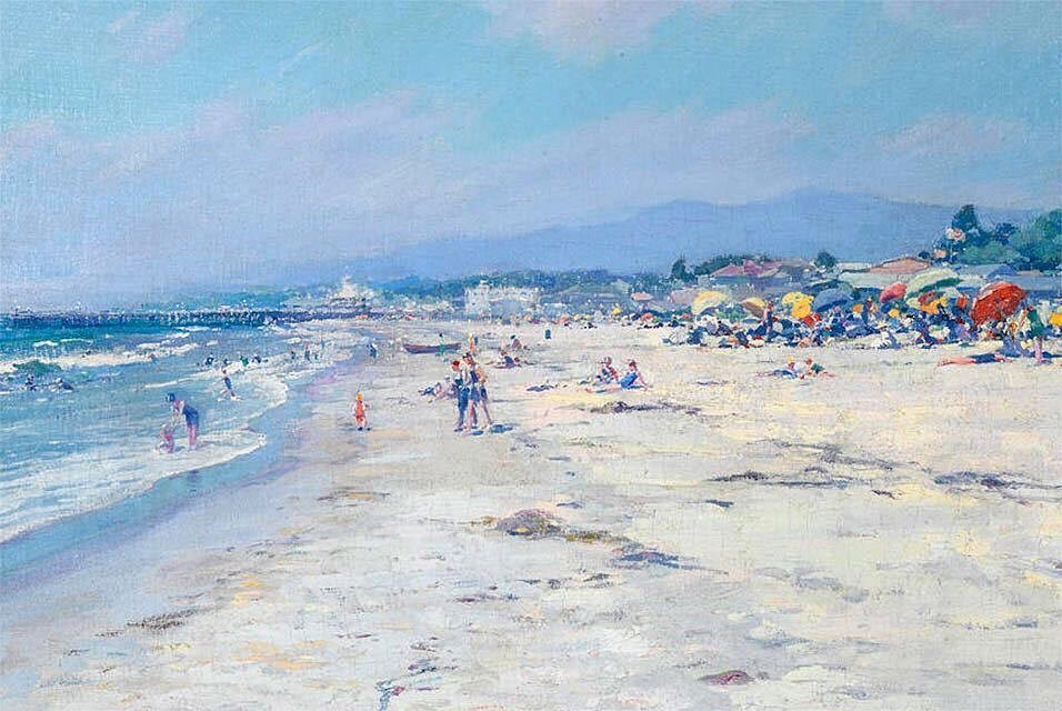 CrockerArt's tweet image. John ("Jack") Frost
(American, 1890-1937)
"The Beach, Santa Monica"
circa 1921
Crocker Art Museum

#ArtOfTheDay #CrockerArt #Sacramento #California #Art
