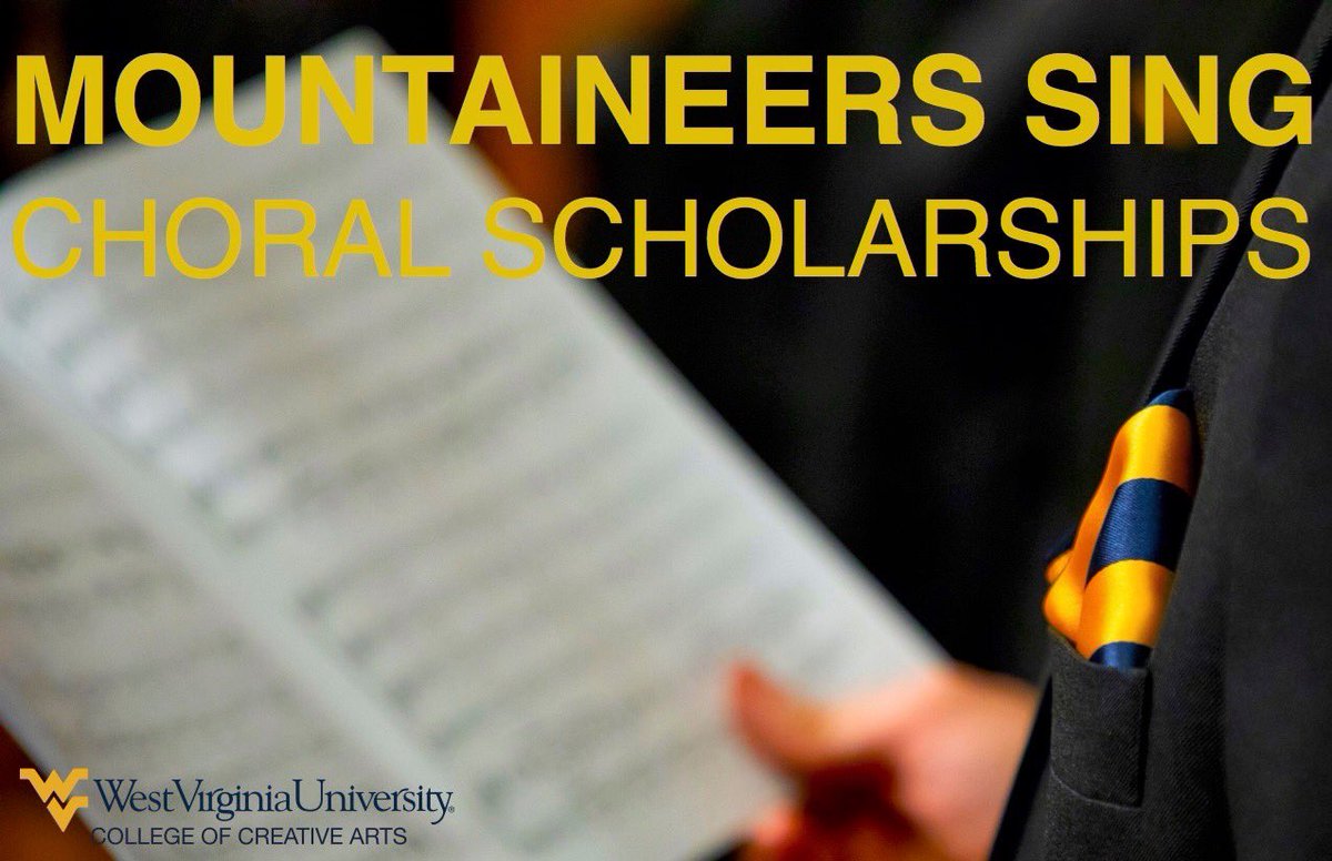 Are you a non-music major at WVU? Did you used to sing but haven’t in a while? You can apply for one of our Choral Scholarships that help you participate in our program! Message us for more details! 💙💛🎶