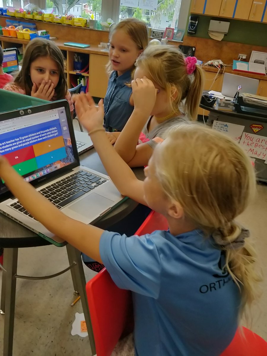 joelholtry's tweet photo. Before lunch, checking out the new #hiddenmode on @gimkit. The only thing we know is someone is winning! @herdof3rdSMES @SandersSMES https://t.co/00UsATGlfE