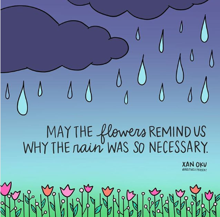 NAMICommunicate's tweet image. On your rainiest day, never forget to look forward to the flowers. 

Via @positivepresent