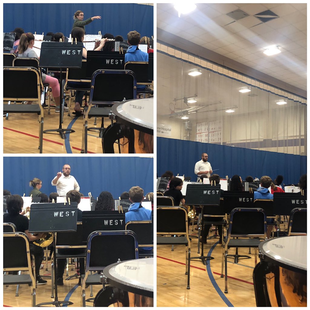 RockBridgeChoir's tweet photo. Band concert tonight! 6pm wms gym 6th and 7th grade. My classes got a preview today!! @westbandrocks #audiencemembers #takespractice @westvikings https://t.co/pTKJmVwgQE