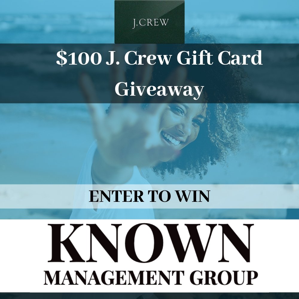 KNOWNmanagement's tweet photo. Our $100 J. Crew Gift Card giveaway contest is Live!  Enter here:  https://t.co/PhVtz7ETuN https://t.co/OE3ZoW9hAe