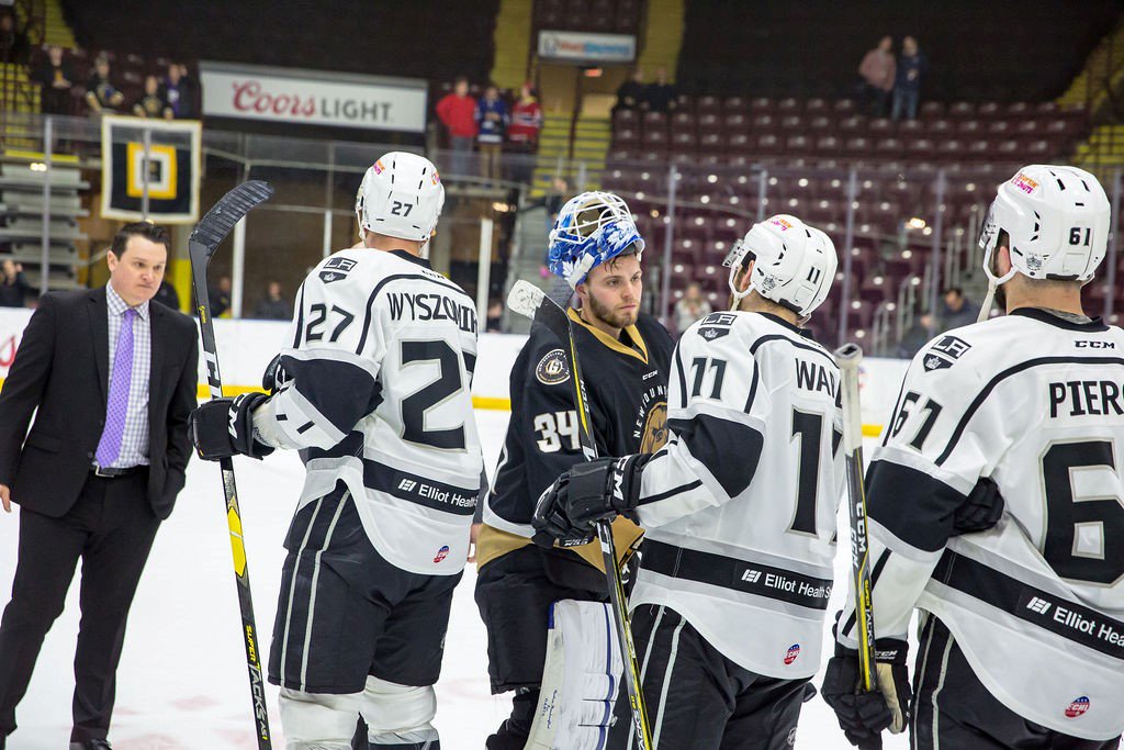It's still the greatest tradition in sports. Thanks to the <a href="/ECHLThunder/">Adirondack Thunder</a> for yet another thrilling playoff series and best of luck to the <a href="/NLGrowlers/">Newfoundland Growlers</a> in the Eastern Conference Finals! The North Division is the best division!

#GraniteStateGrit